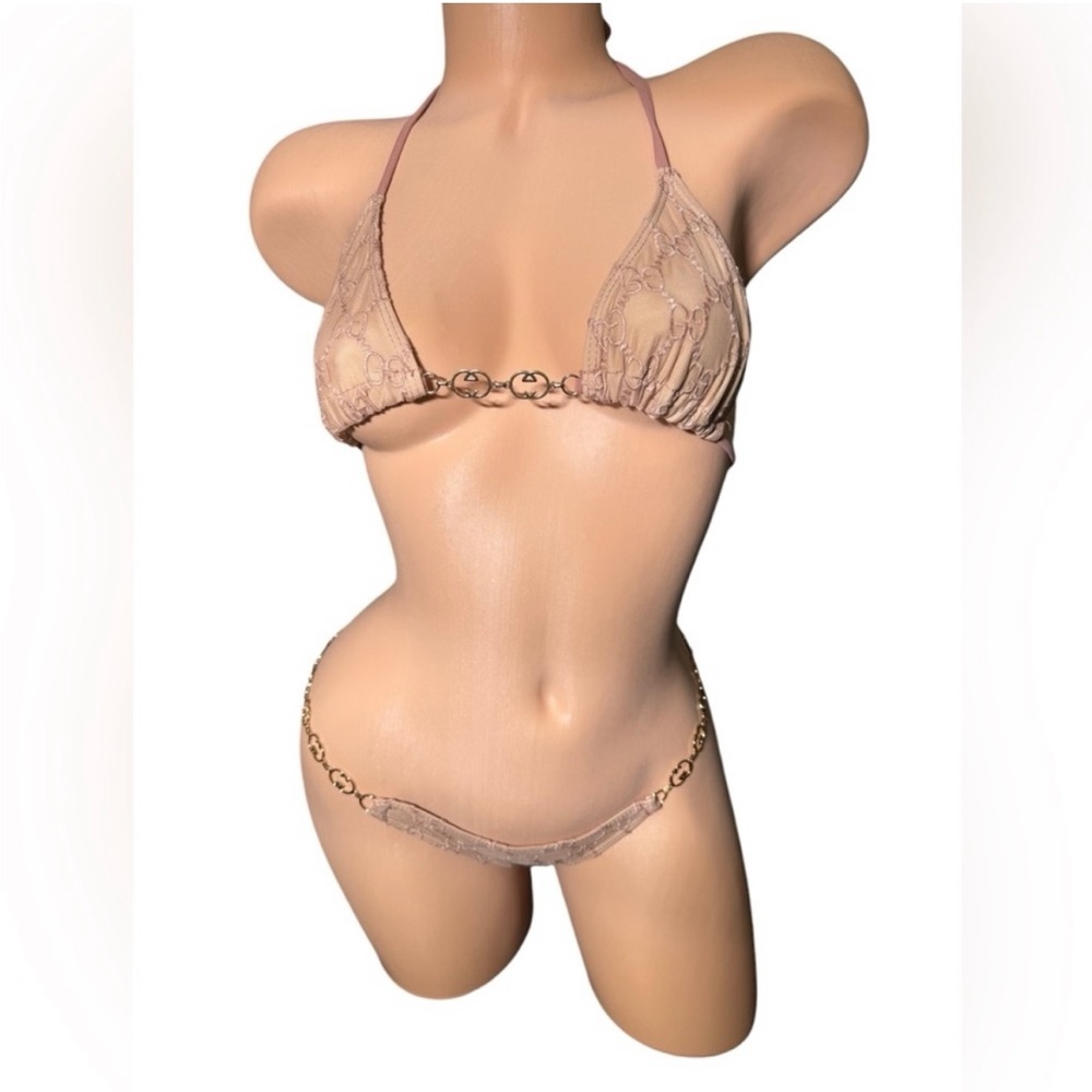 Gucci GG charm bikini